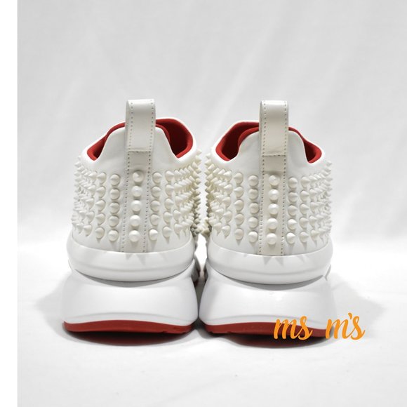 NIB CHRISTIAN LOUBOUTIN SPIKE DONNA FLAT sneaker - Picture 3 of 8